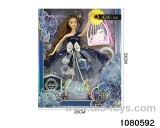11.5 inch doll set in window box
