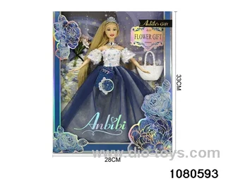 11.5 inch doll set in window box