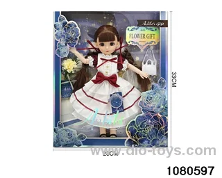 12 inch doll set in window box