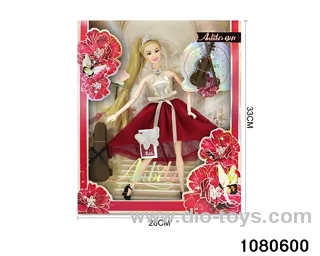 11.5 inch doll set in window box