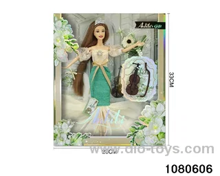 11.5 inch doll set in window box
