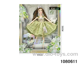 11.5 inch doll set in window box