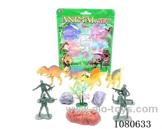 Military and animal set