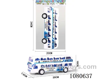 Inertial police bus