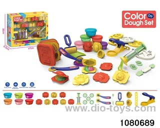 Colorful clay toy set