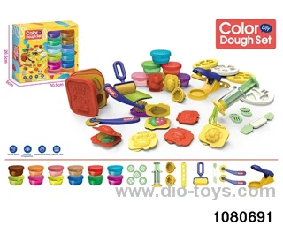 Colorful clay toy set