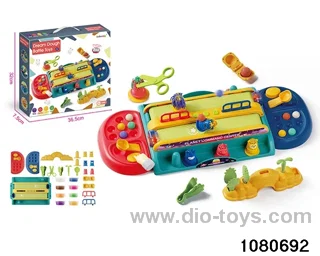 Colorful clay toy set