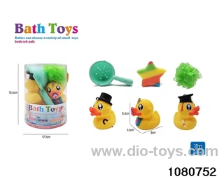 Water Play Toys Set in PVC Tin