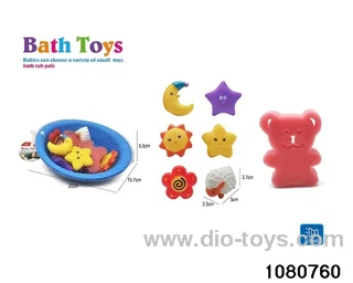 Water Play Toys Set in Net bag