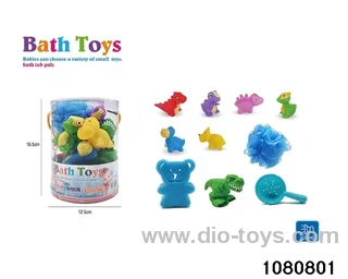 Water Play Toys Set in PVC Tin