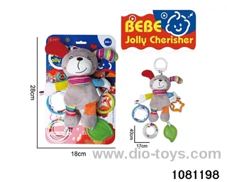 Plush Hammock Toys in Tied On Card