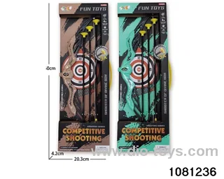 slingshot bow and arrow in display box
