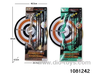 slingshot bow and arrow in display box
