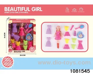 9 inch Girl's Set in window box