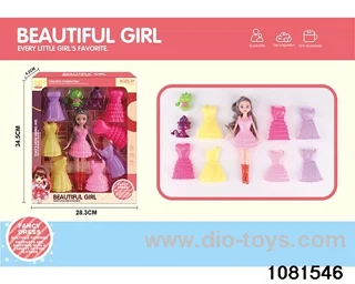 9 inch Girl's Set in window box