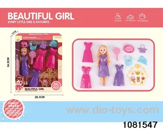 9 inch Girl's Set in window box