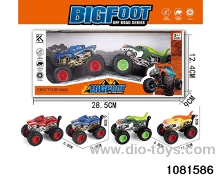 Alloy inertia vehicle in display box