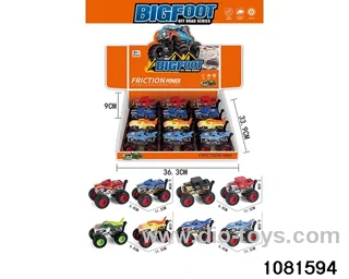 Alloy inertia vehicle in display box