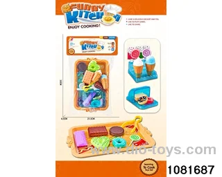 Fast food/ice cream counter/dessert combo in PP bag with header
