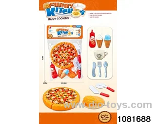 Fast food/pizza/dessert combo in PP bag with header