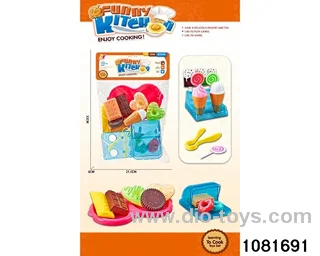 Fast food/ice cream counter/dessert combo in PP bag with header