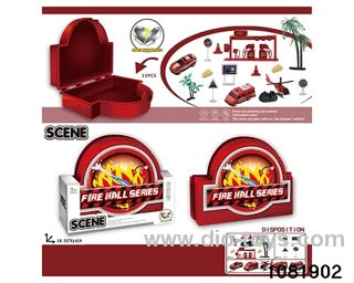 Fire Scene Organiser in window box