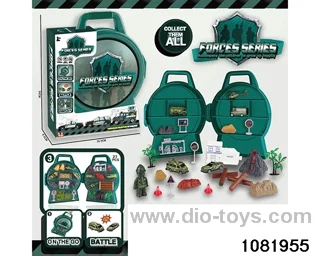 Military suits in display box