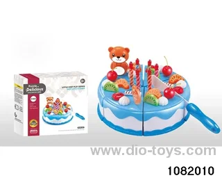 Cutting Cake with Lighted Candle in color box