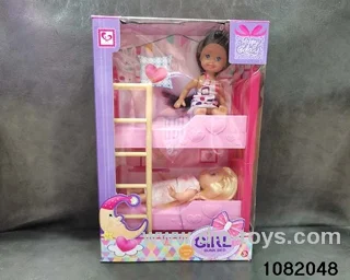 4.5 inch Figurine Doll Set in window box