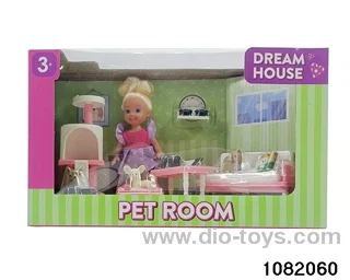 4.5 inch Figurine Doll Set in window box