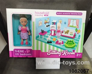 4.5 inch Figurine Doll Set in window box