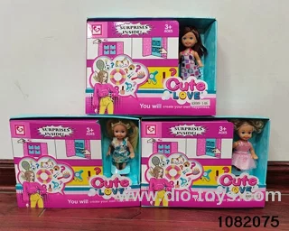 4.5 inch Figurine Doll Set in window box