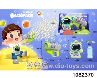 Astronaut backpack bubble gun