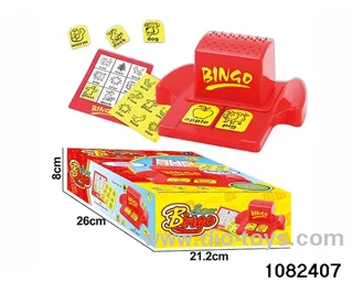 bingo machine in color box