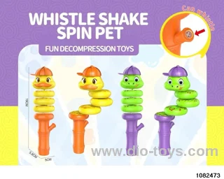 Rotating Duck/Rotating Snake (with whistle) in opp bag