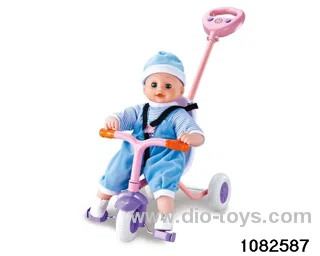 Iron tricycle with 16 inch with IC in color box