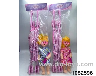 Pushchair with girl doll in poly bag header
