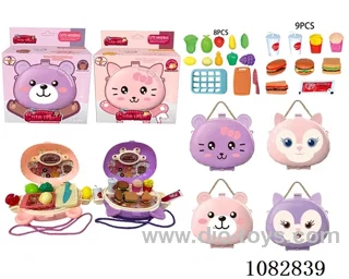 hamburger/cutting set（Vinyl ear Backpack）