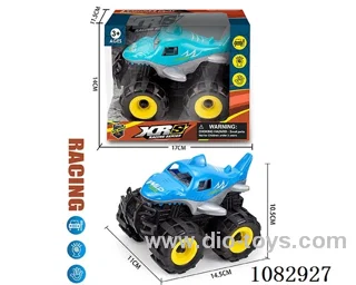 Inertial off-road shark vehicle