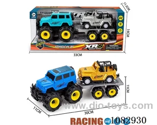 Inertial off-road Hummer towing inertial Wrangler