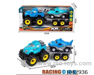 Inertial off-road dinosaur towing Inertial Shark