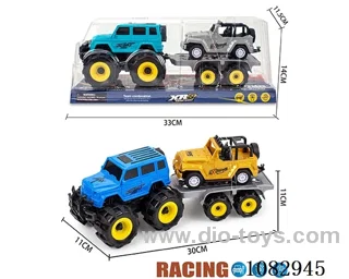 Inertial off-road Hummer towing inertial Wrangler