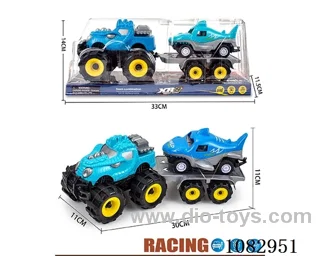 Inertial off-road dinosaur towing Inertial Shark
