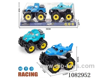 Inertial off-road Dinosaur car + Shark car
