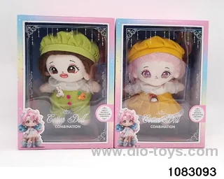 20cm plush doll in window box