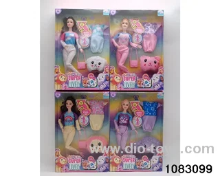 11.5 inch 11 jointed doll set in window box