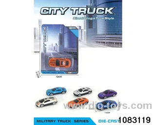 Scooter Alloy Car Set in Blister card