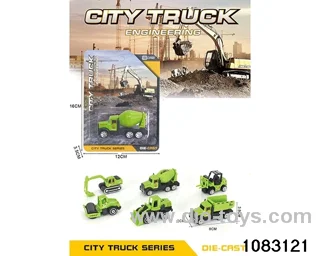 Scooter Alloy Car Set in Blister card
