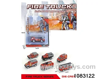 Scooter Alloy Car Set in Blister card