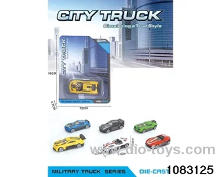 Scooter Alloy Car Set in Blister card